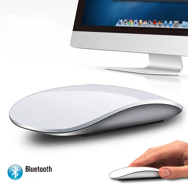 Волшебная мышь 2 Bluetooth 2,4g Беспроводная игровая мышка сенсорное колесо ПК ультра тонкая Мода для Apple стиль MAC компьютерная клавиатура F - Цвет: Bluetooth Mouse