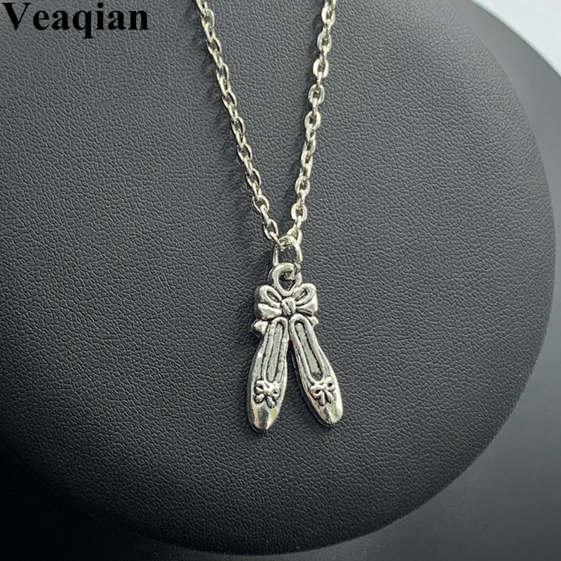 1 ожерелье с подвеской в виде балерины для танцевальной очаровательные украшения