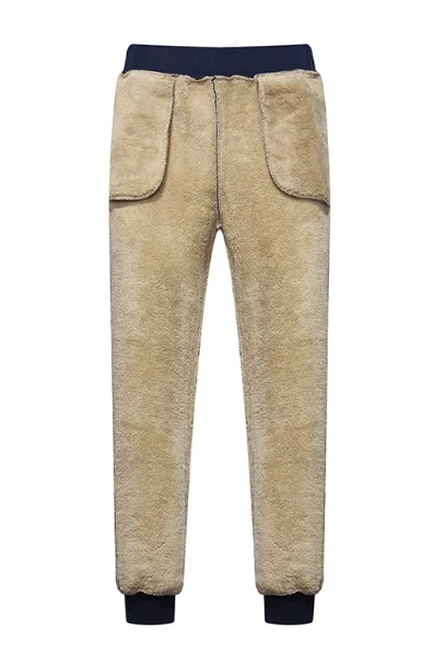 Зимние мужские тренировочные брюки матовый тяжелый толстые теплые повседневные