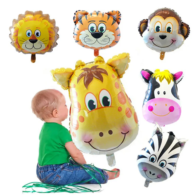 1 шт. большой фотографический шар с номером животного|Воздушные шары и