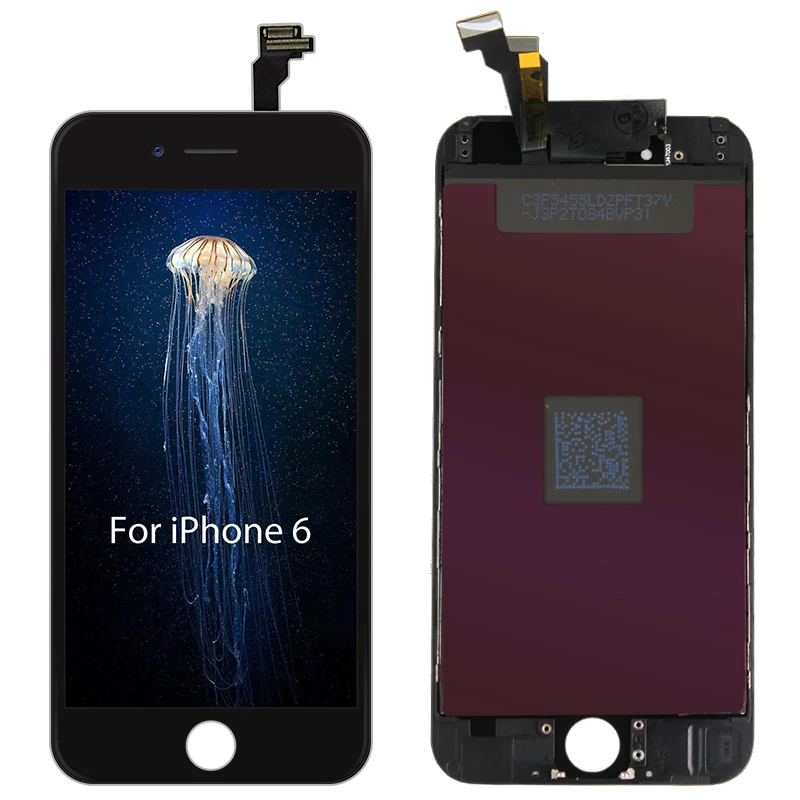 Белый и черный AAAAA абсолютно новый для iPhone 6 6G ЖК-дисплей кодирующий