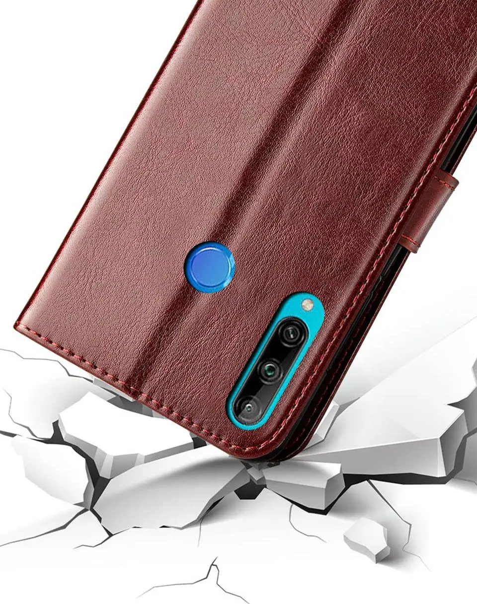 Кожаный чехол книжка для Xiaomi Redmi 9C NFC силиконовый бумажник 9 индийская версия