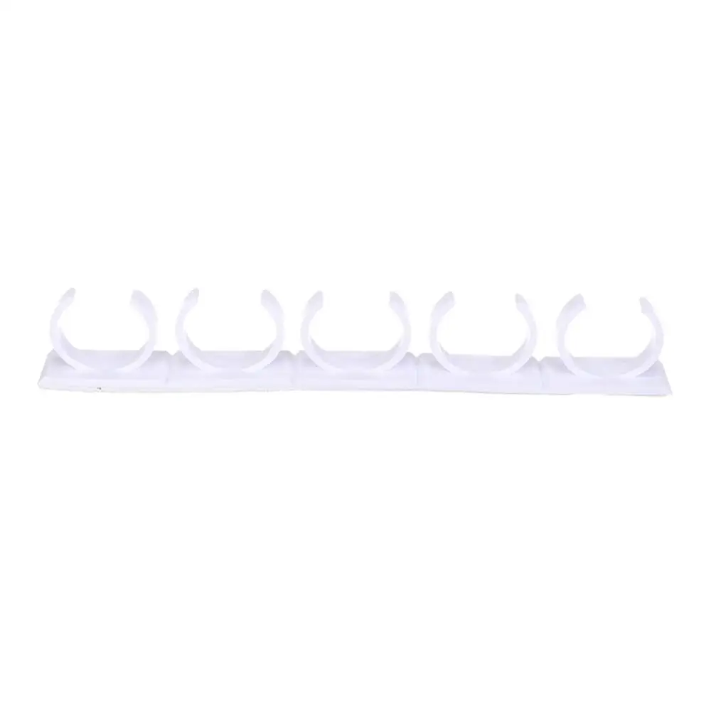 

1/2 Pcs Wall Mount Ingredient Spice Bottle Rack Plastic Organizer Rack 5 Cabinet Kitchen Cabinet Door Hooks Jars Spice Holder