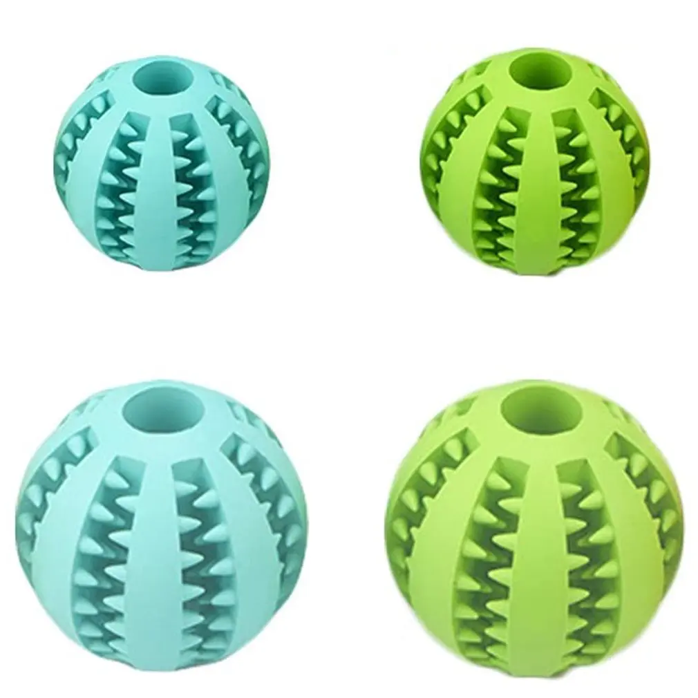 

Pet Dog Molar Watermelon Ball Silicone Toy Bite-resistance Clean Teeth Leaking Ball Chewing Dog Bite Toy