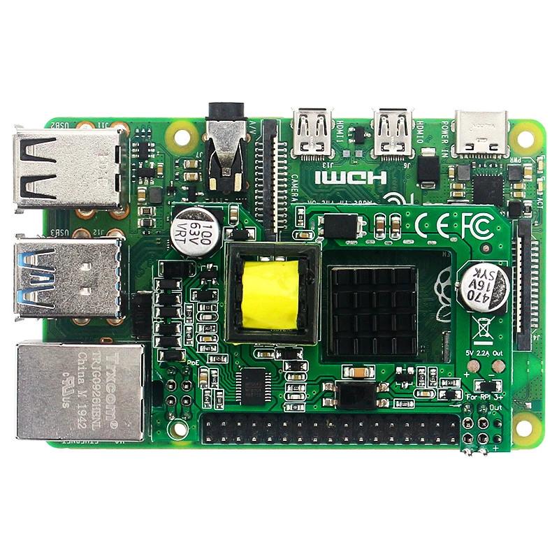 Для Raspberry Pi PoE HAT 5 в 2 а активная Power Over Ethernet с радиатором для 4 Model B/3B + | Компьютеры и