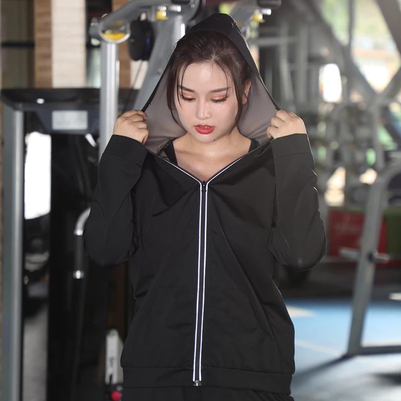 Женский спортивный костюм для похудения S/M/L/XL/XXL/XXXL/4XL полиэстер|Наборы тренировок