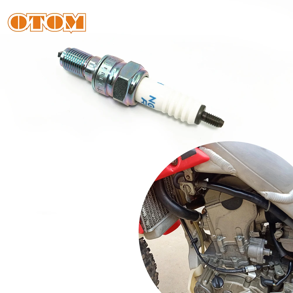 Свеча зажигания OTOM для мотокросса версия с химическим маслом свечи КАРБЮРАТОР NGK