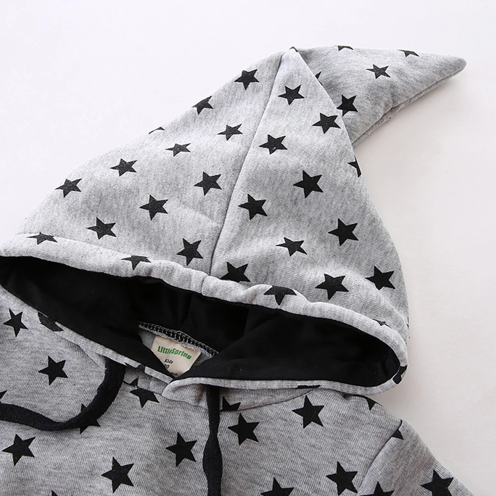 Mudkindom Boys Girls Clothing Sets Star Pullover Spring Autumn Kids Suits Tracksuits Hoodies Sweatshirts + Trousers | Детская одежда и