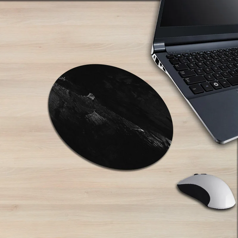 Круглый компьютерный коврик для мыши XGZ в стиле ретро с рисунком городской пейзаж