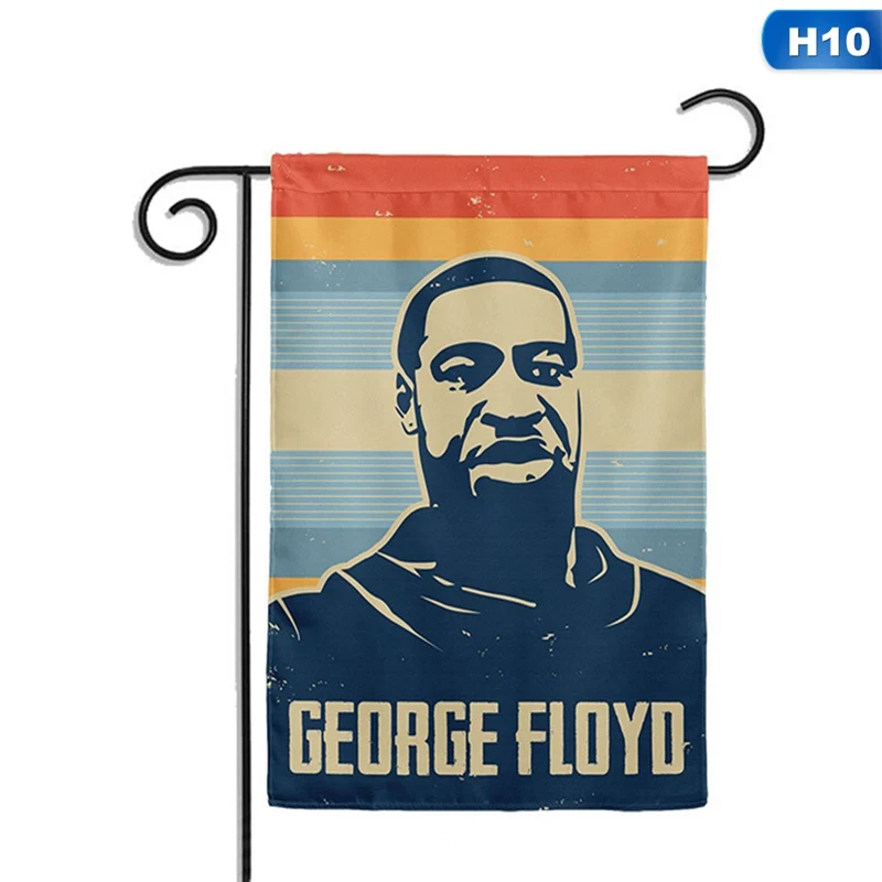 Черный LIVES MATTER I Can't BREATHE Flag ручной флаг наружный знак мира Знак справедливости