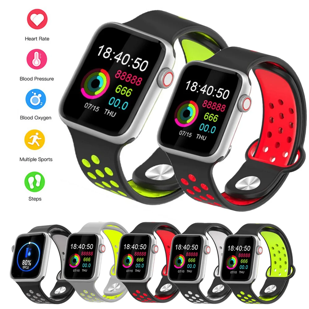 M33 полностью сенсорный смарт часы браслет мониторинг здоровья фитнес трекер