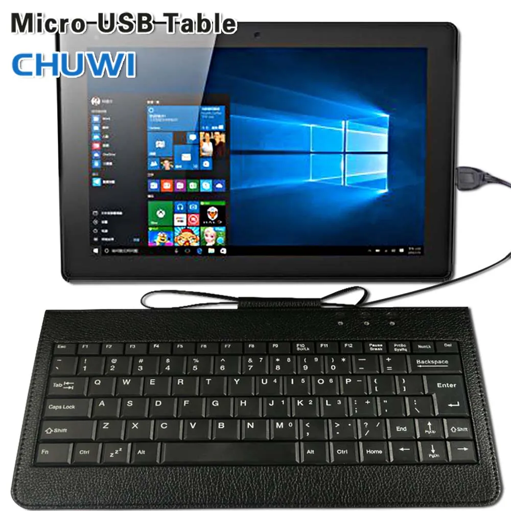 Флэш клавиатура с Micro USB чехол подставка для Chuwi EBook 10 1 дюйма/Chuwi HI10/Hi9 Air/HiPad удобный