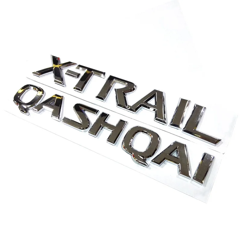 3D стерео надпись значок для Nissan X-Trail Qashqai X Trail Rogue задний багажник шрифт наклейки