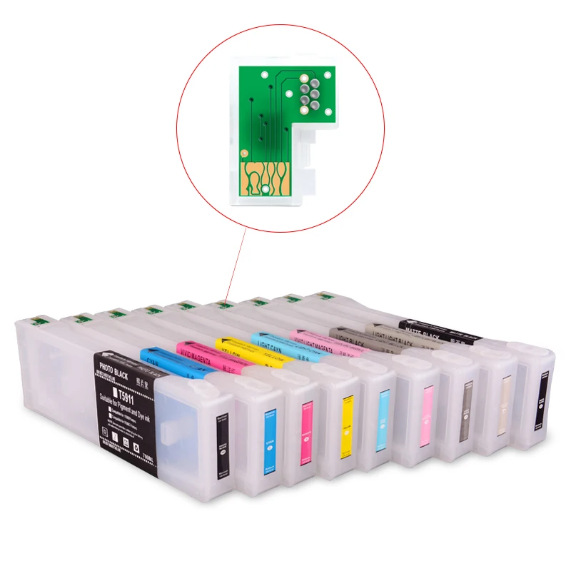 t5911 t5919 t5921 t5929 t5911 t5921 ink cartridge chip sensor for epson stylus pro 11880 11880c printer chips 9colorsset free global shipping