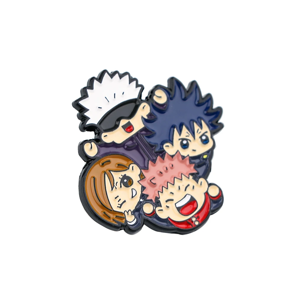 LT615 коллекция юютсу Kaisen японское аниме эмалевые броши на одежду значки сумку