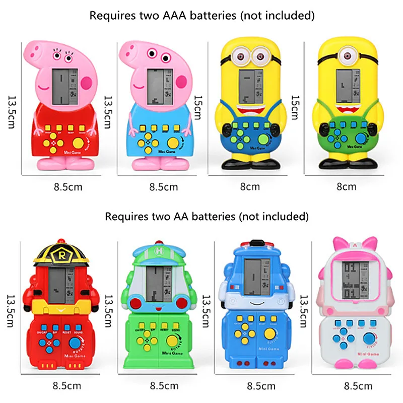 23 игры Встроенный игровой автомат мини портативная игровая консоль головоломка