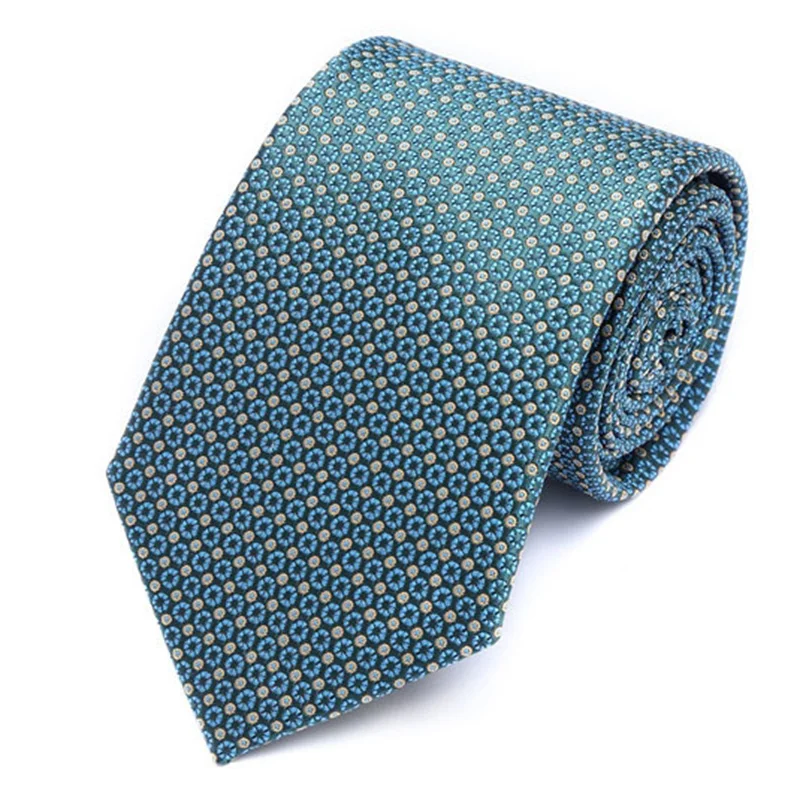 Галстук мужской шелковый в горошек 8 см | Аксессуары для одежды