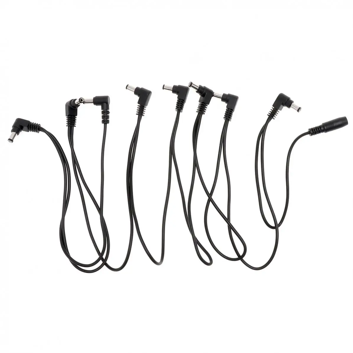 Гитарный кабель 8 канальная цепь питания изгиб разъем для гитары педаль эффектов