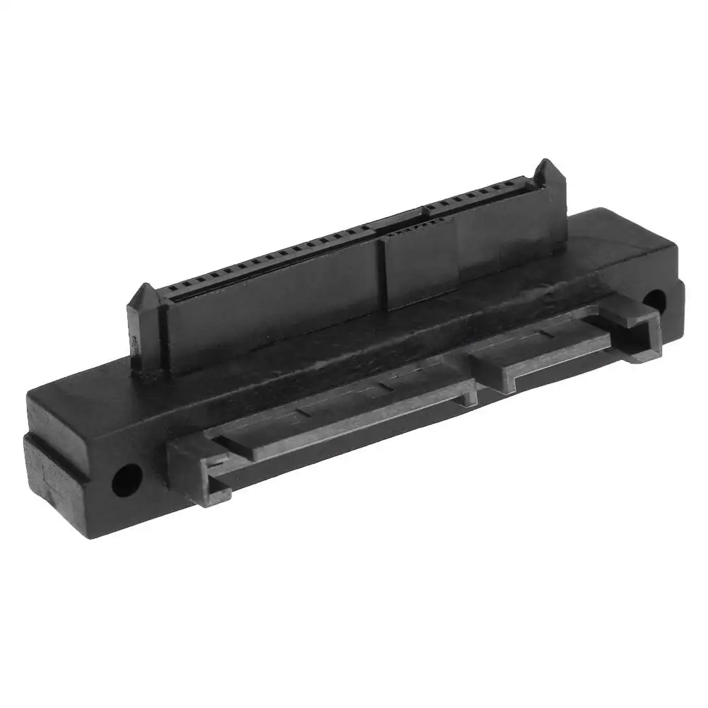 

90 Degree Angle 22Pin SATA Male to 22Pin SAS Female Port Extension Converter Adapter SAS Hard Disk Drive SATA HDD to SAS port