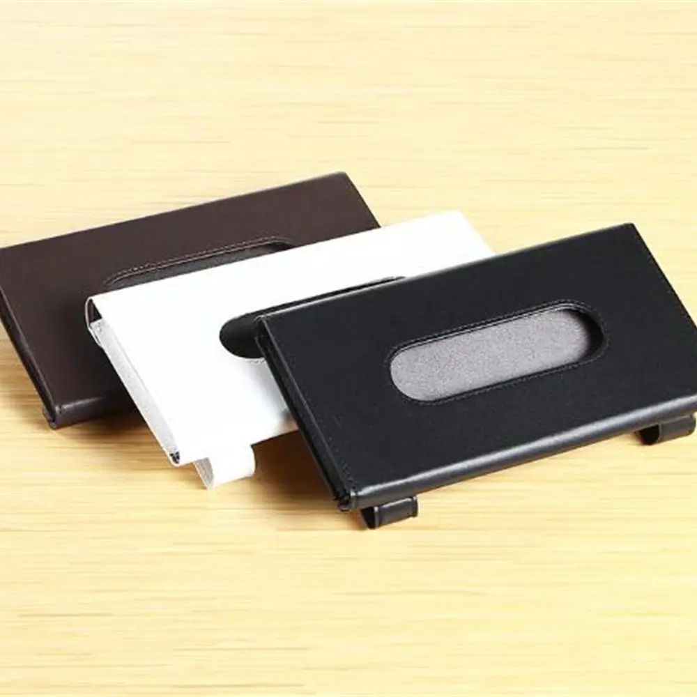 

Black Beige Car PU Leather Car-styling Tissue Box Case High Grade Napkin Paper Auto Interior Decoration Accessories