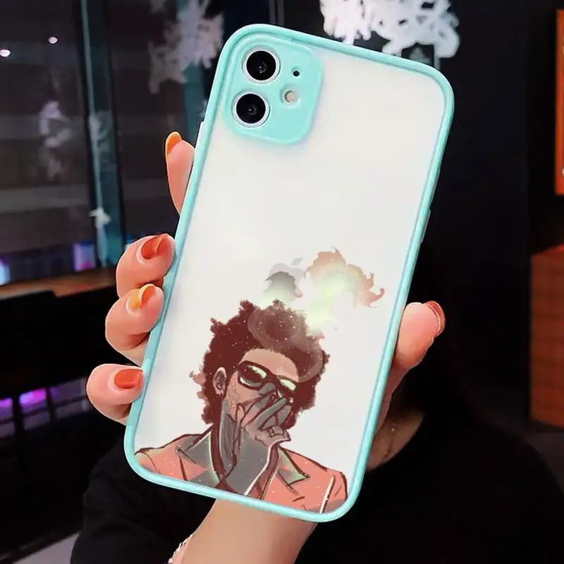 

Rapper The Weeknd XO Phone Cases matte transparent For iphone 7 8 11 12 plus mini x xs xr pro max cover