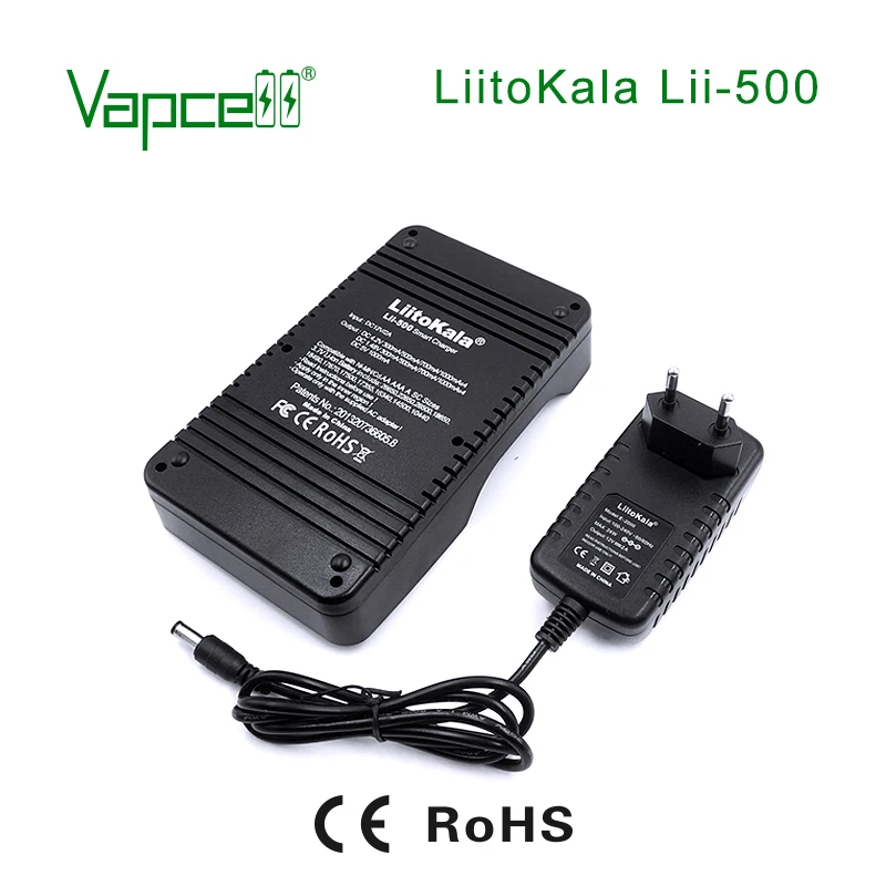 Зарядное устройство Liitokala Lii-500 для литий-ионных аккумуляторов 26650 21700 20700 18650 18350 14500