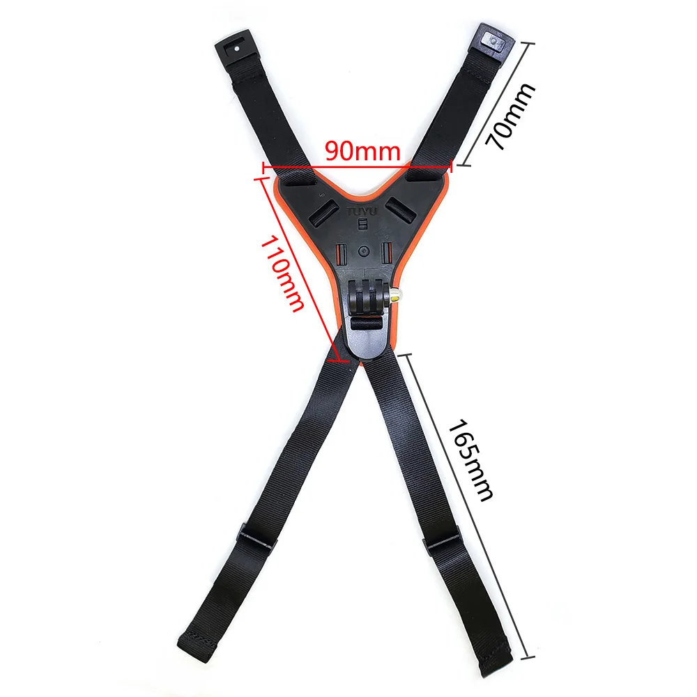 Кронштейн для мотоциклетного шлема TUYU держатель GoPro Hero 9 8 7 6 5 черный DJI osmo Xiaomi Yi 4K