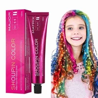 2020 new hair coloring shampoo mild safe hair dyeing shampoo for all hairs 9 color optional styling tool