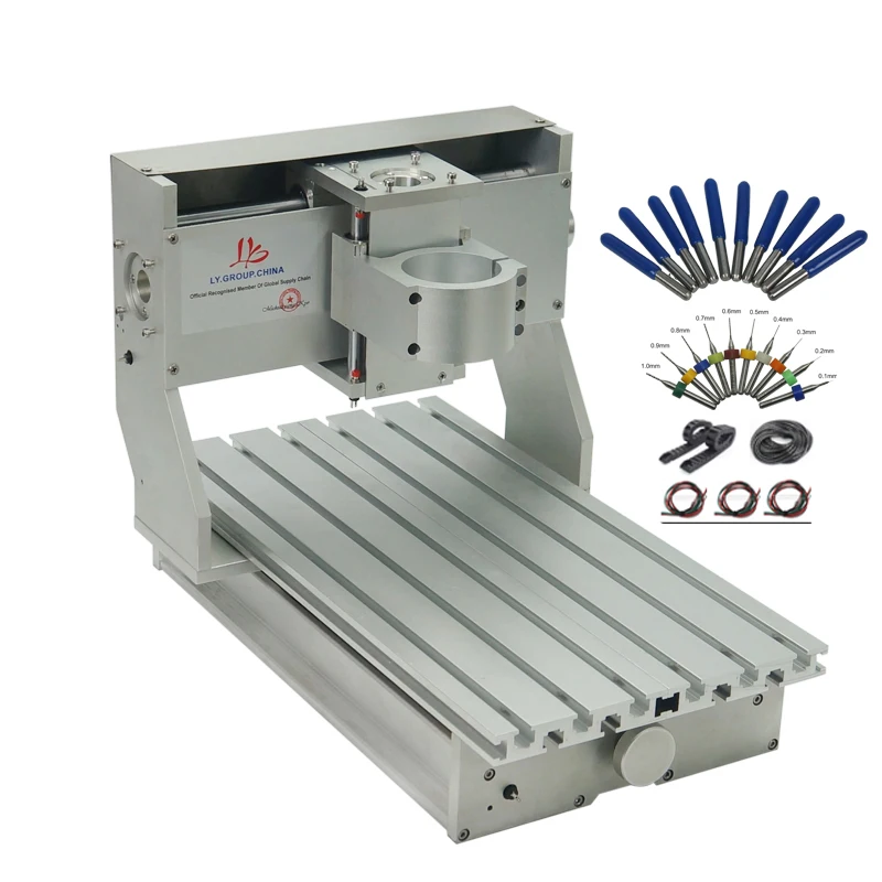 DIY рама станка с ЧПУ набор 3020 cnc рамка собранная мини CNC маршрутизатор токарный