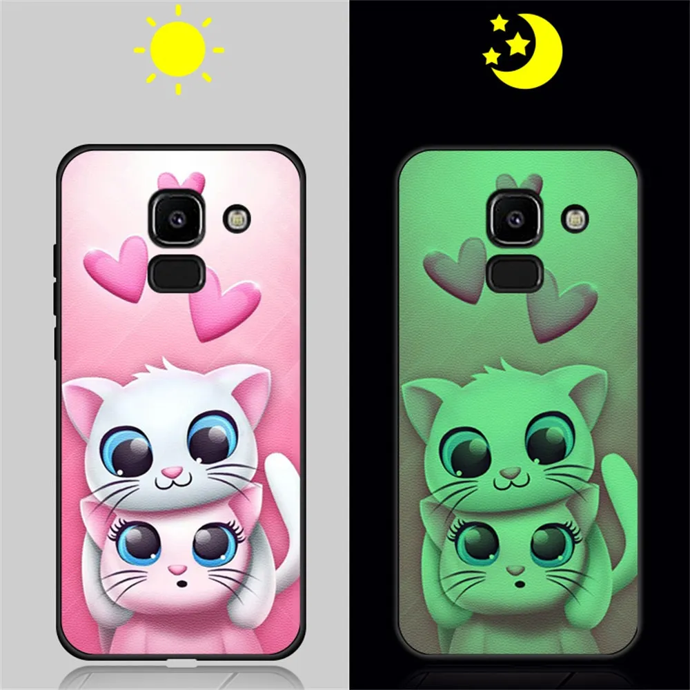 25 Светящийся чехол для samsung Galaxy A10 A20 A30 A40 A50 A60 A70 Крышка для samsung Galaxy A6 A7 A750 кожи Funda светящийся чехол - Цвет: 25
