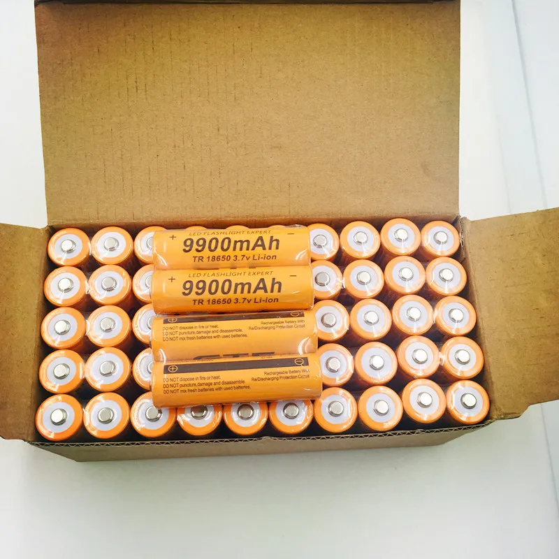 20 штук Фирменная Новинка 18650 Батарея 3 7 V 9900mAh литий-ионная аккумуляторная батарея