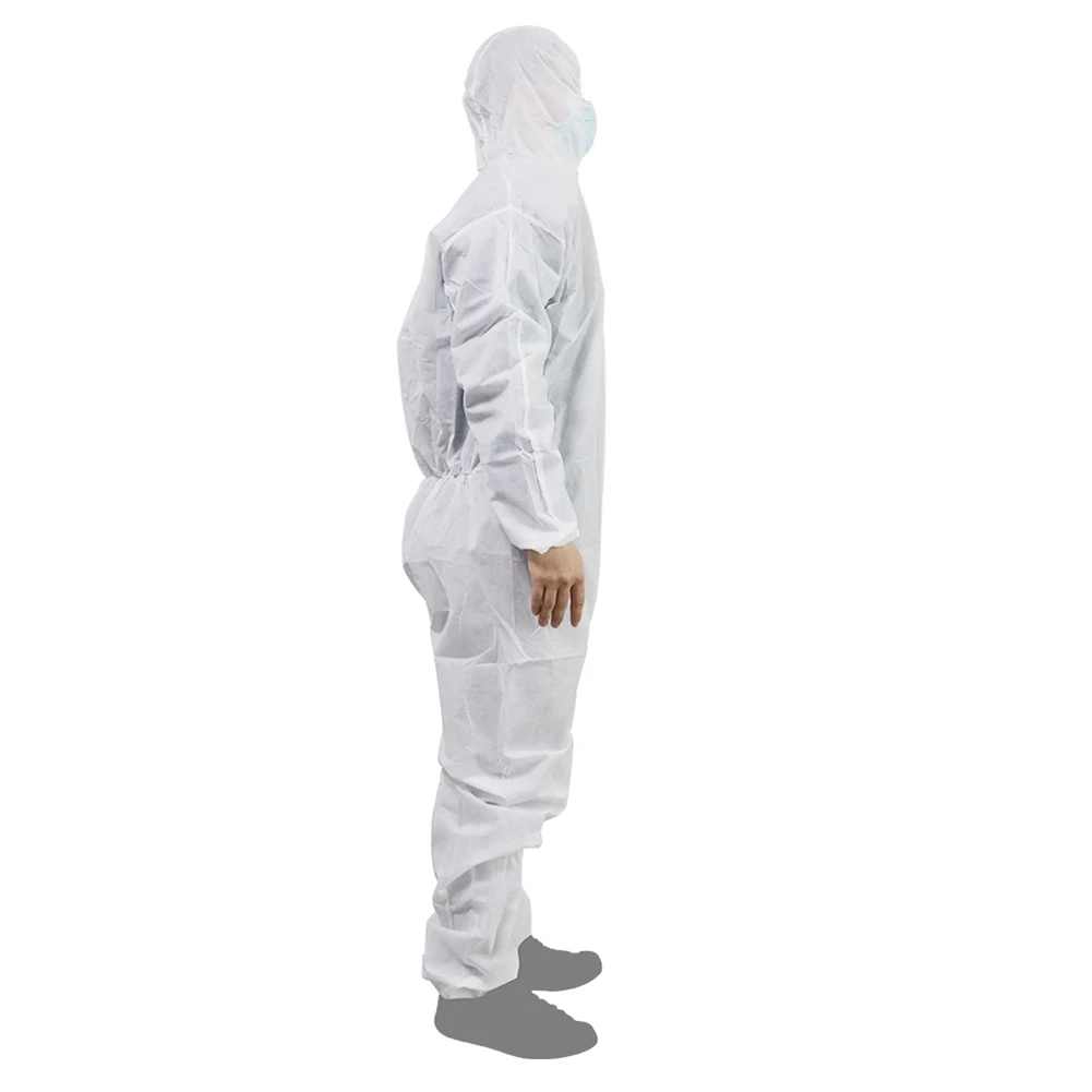 

Dust-proof Protective White Coverall Isolation Suit Disposable Clothing DC156