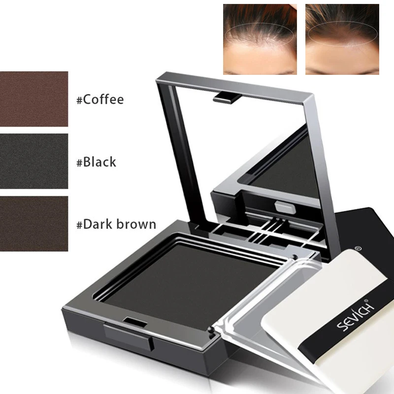 

Sevich Hair Line Powder Waterproof 3 Colors Hair Shadow Powder Hair Concealer Hairline Edge Powder Instantly Cover Up With Puff