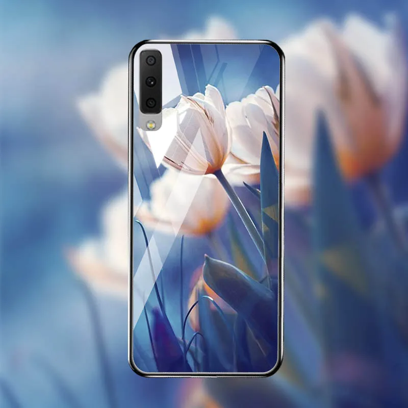 M028 Закаленное Стекло чехол для samsung Galaxy A7 A6 A8 плюс Чехол для samsung M30s J2 Core Prime Pro J4 J6 J8 M10 M20 M30 чехлы - Цвет: M028