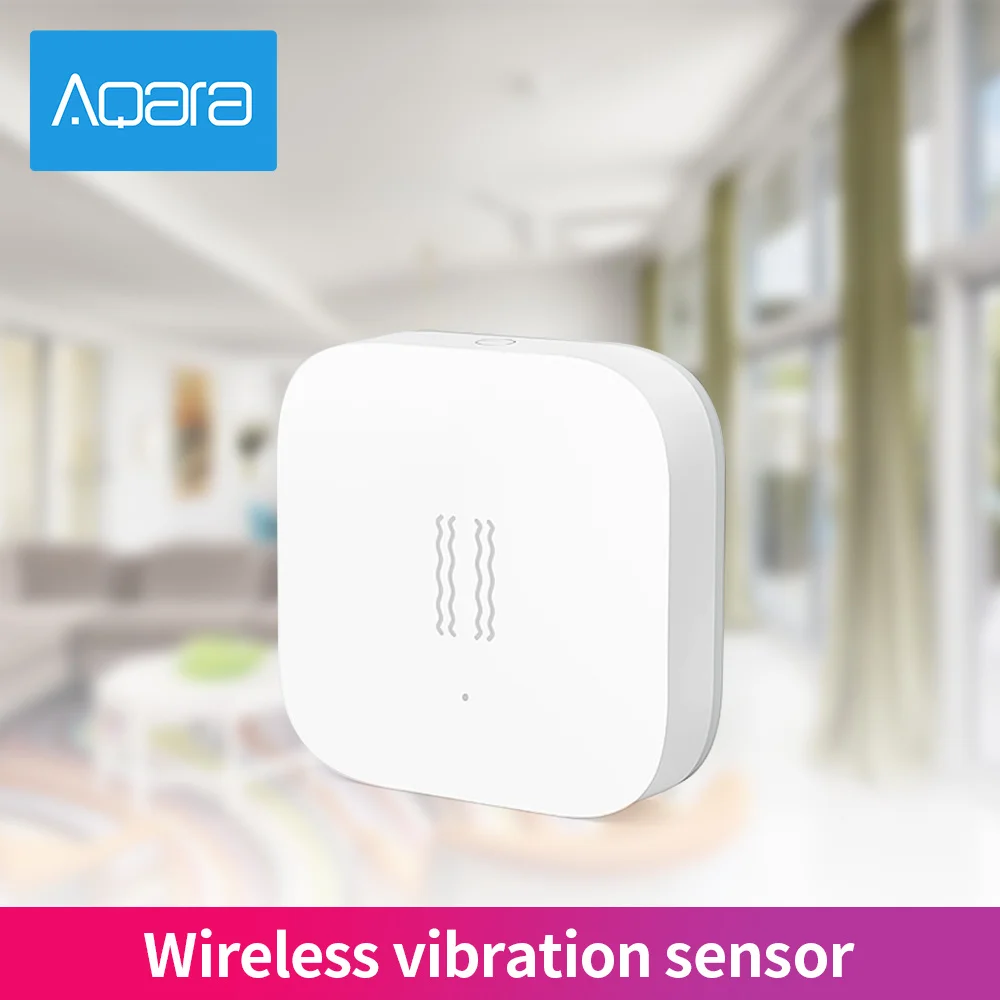 

Aqara Smart Vibration Sensor Zigbee Motion Shock Sensor Detection Alarm Monitor Built In Gyro for xiaomi mijia smarthome homekit