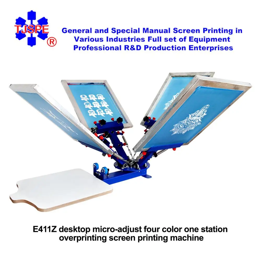 Ракель для трафаретной печати на одном колесе 4 цвета в подарок SPE41Z | Инструменты