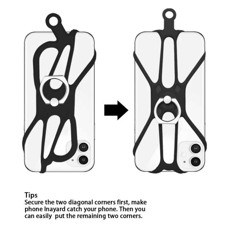 Силиконовый чехол для телефона с кольцом держателем на 360 градусов|Бамперы| |