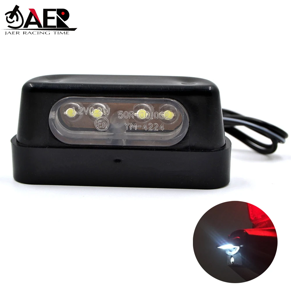JAER мини мотоцикл светодиодный задний фонарь номерной знак свет для Honda Kawasaki Yamaha