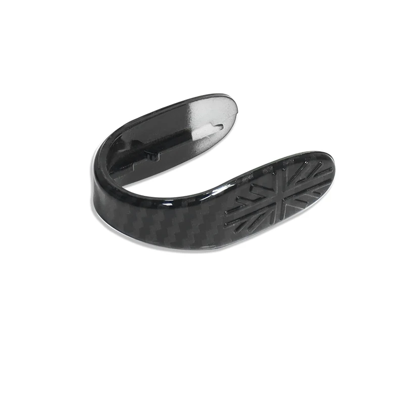 

iJDM Узор из углеродного волокна Брелок в виде ракушки, цепь Union Jack, украшение для BMW Mini Cooper S JCW One D F54 F55 F56 F57 F60 ar Acce