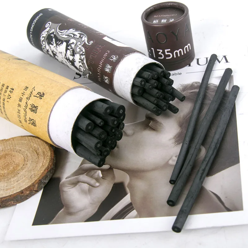 Уголь бар хлопок ива тонкая фотокартина специальный уголь стержень китайская