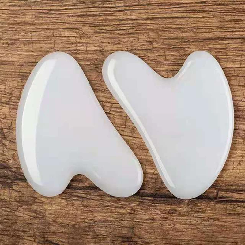 

1pc Heart Shape SPA Massage Beeswax Gua sha Scraping Massage Scraper Face Massager Acupuncture Guasha Board Massager for face