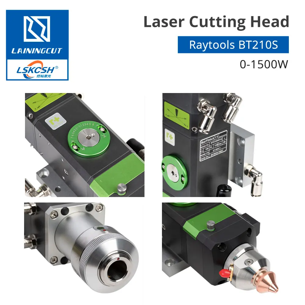 LSKCSH Raytools BT210S 0-1500 Вт волоконная Лазерная режущая головка для Raytools Raycus IPG волоконная Лазерная режущая головка для металла QBH