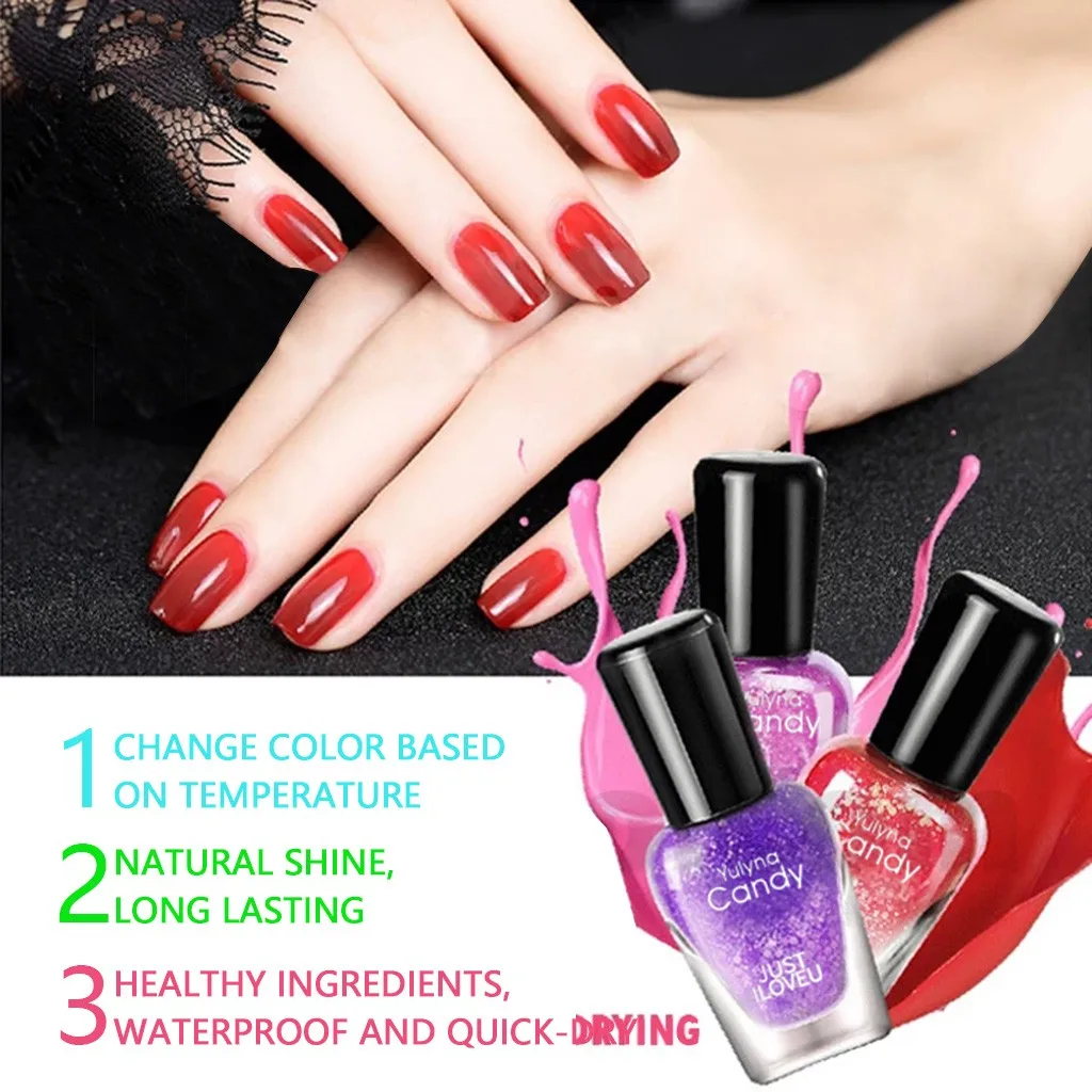 Гель лак для ногтей с регулировкой температуры 33 цвета E1224 2019|Лак ногтей| |