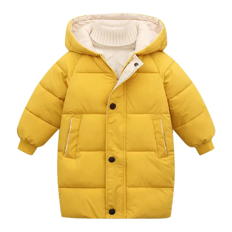 2021 new girls' winter warm coat and jacket children's quality solid color long sleeve wool 3-8 years old baby girl | Детская