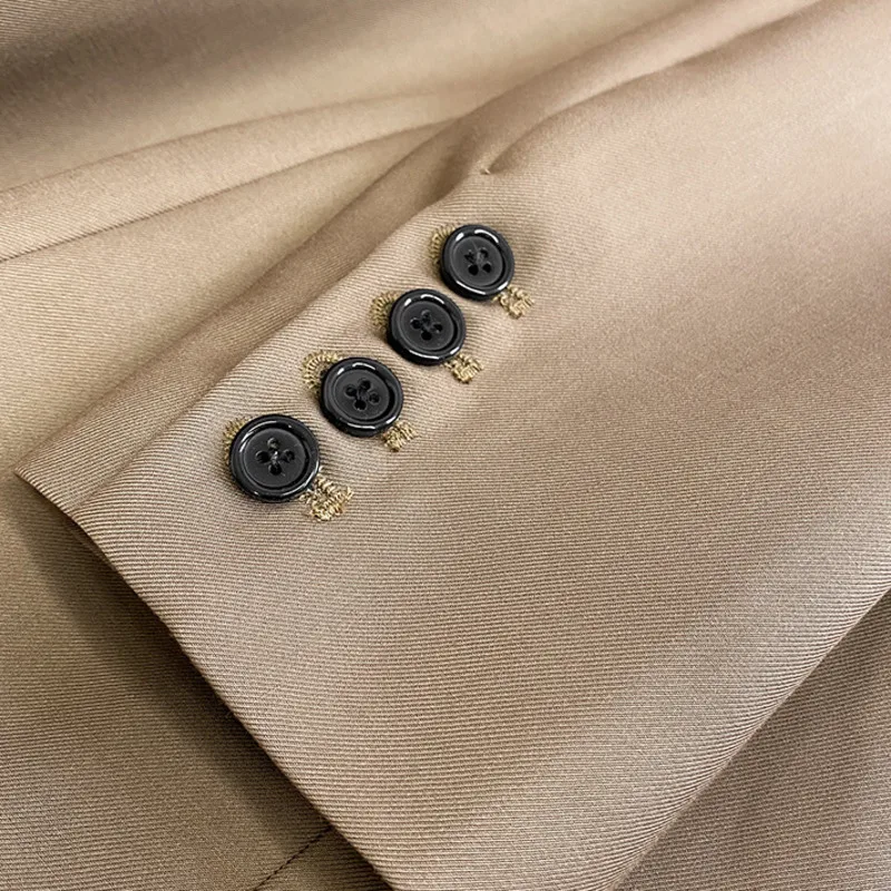 

DEAT 2021 New Autumn And Winter Fashion Casual Long Sleeve Slim Thin Strapless Blazer Waistband Belt Jacket Coat Women SG580