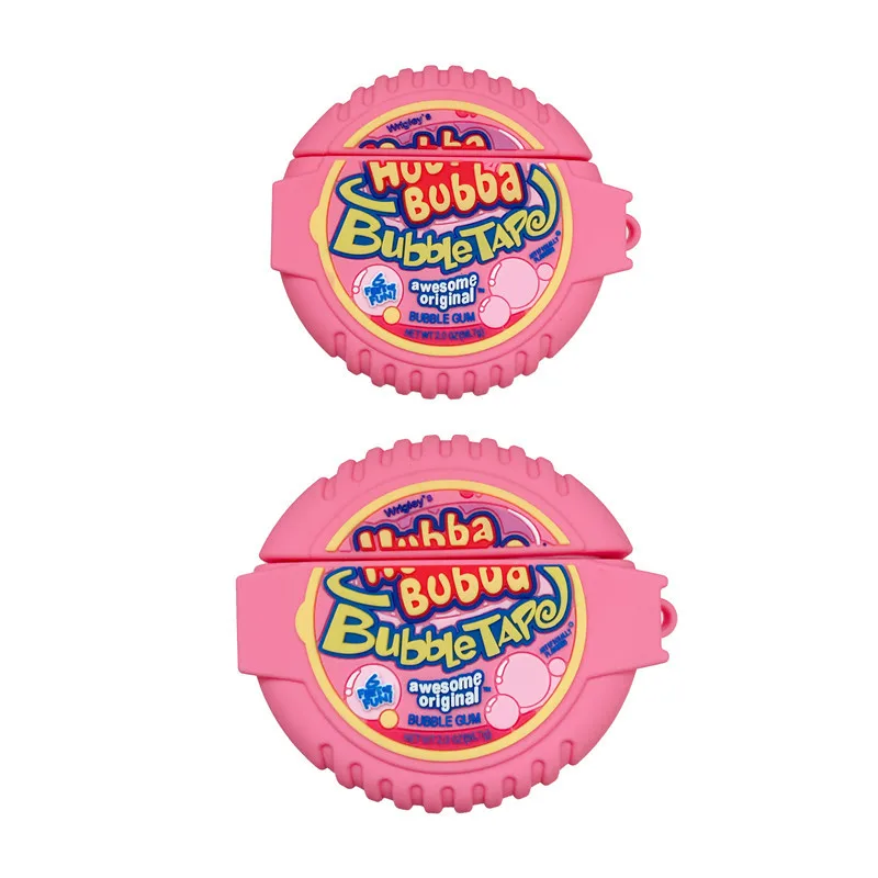 

Luxury 3D bubble gum silicone Wireless Headset bluetooth case for Apple AirPods 1 2 sweet sugar cover for airpods pro 3 case