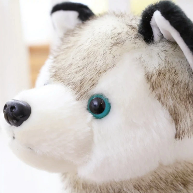 Mling 1 шт. 20 см Реалистичная плюшевая игрушечная Подушка хаски мягкая игрушка-Волк