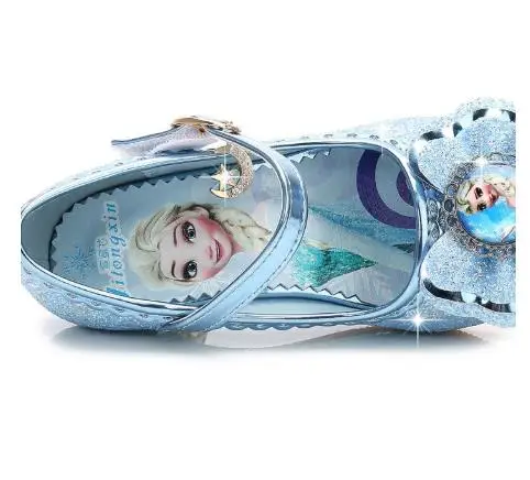 Новые модные высококачественные туфли Disney на плоской подошве для девочек