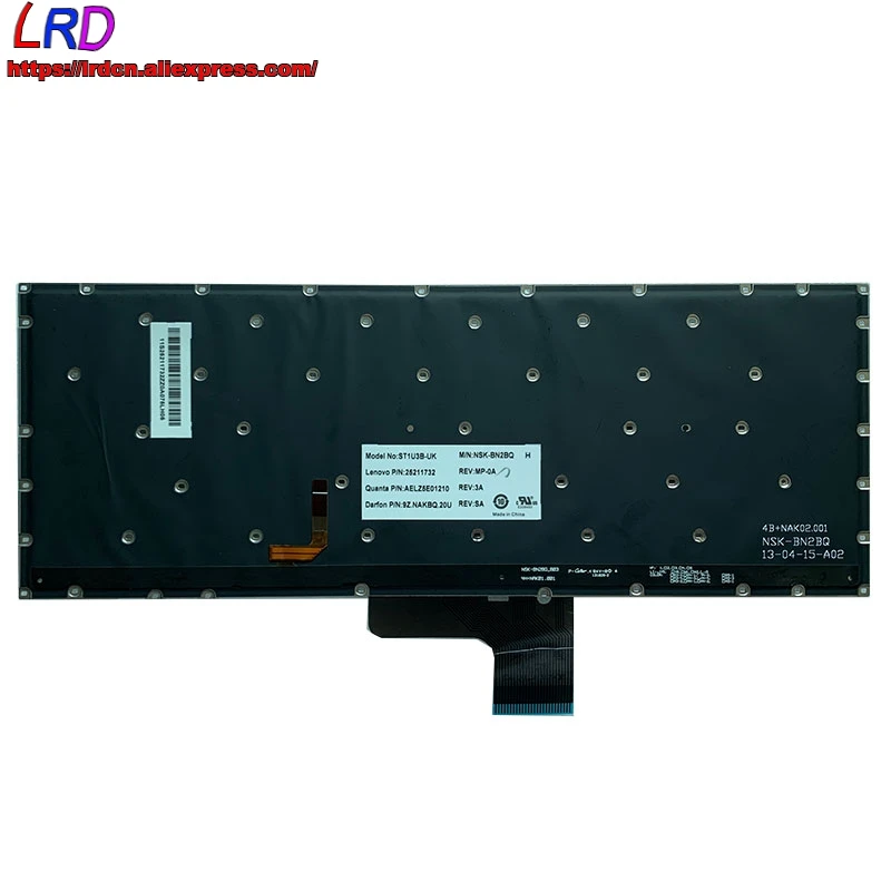 Новая Оригинальная английская клавиатура с подсветкой для Lenovo Ideapad U430 U430P U430T
