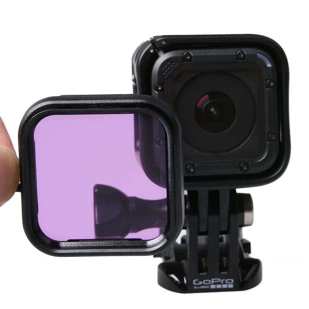 Фильтр для подводной съемки Gopro Hero 4 session/5 session кубическая крышка объектива Защита